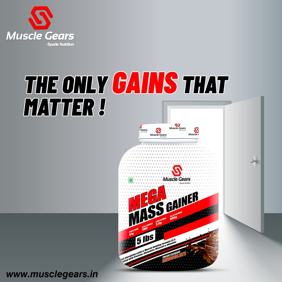 MuscleGears Mega Mass Gainer: Your Perfect Solution for achieving incredible size and power.