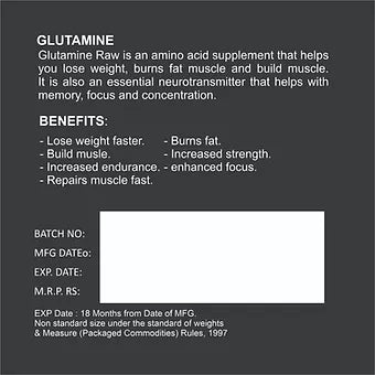 Glutamine RAW