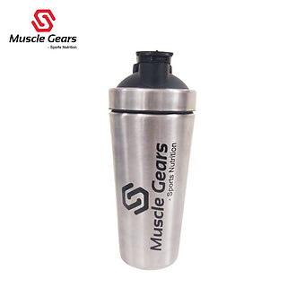 MUSCLE GEARS STAINLESS STEEL SHAKER  750 ml