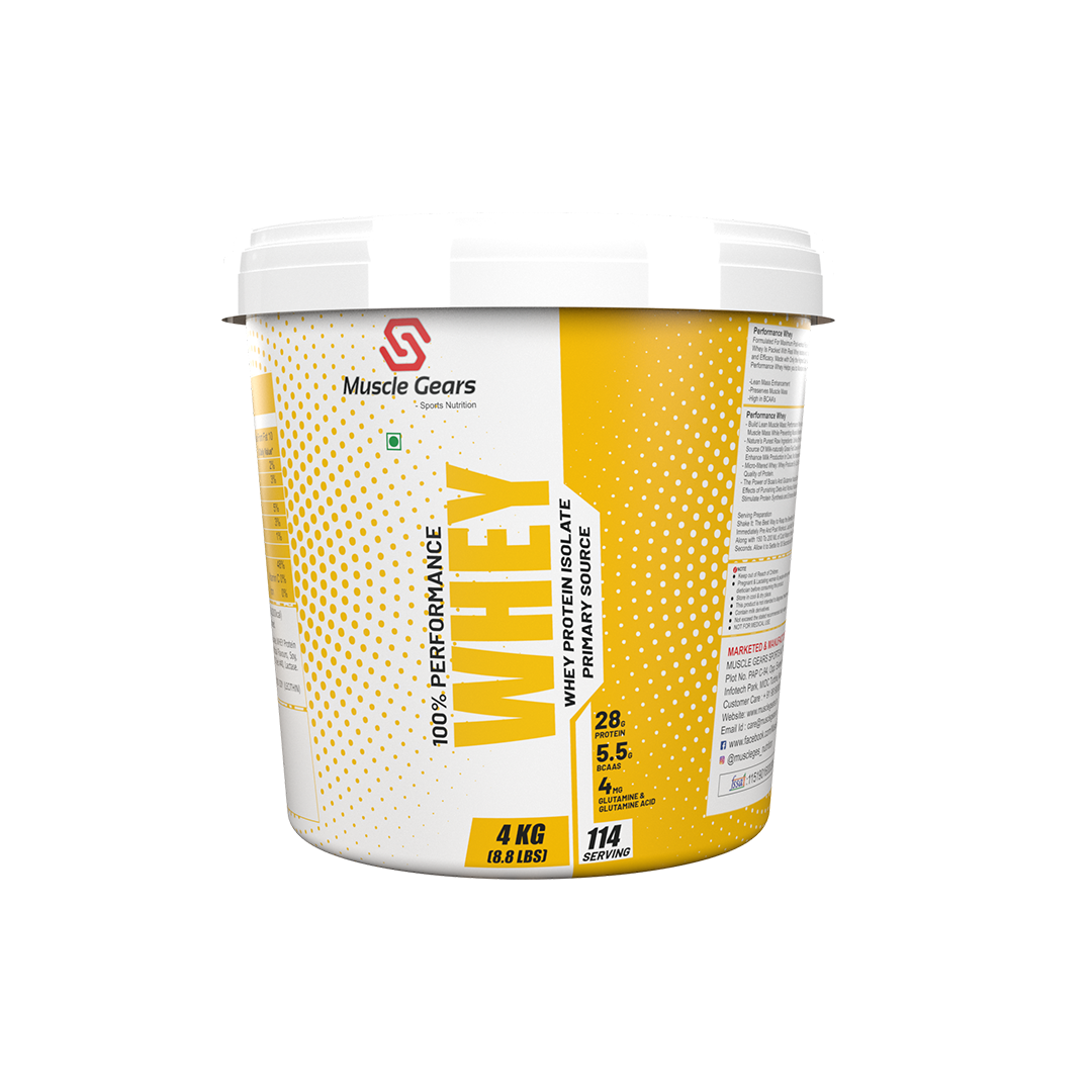 100% Performance Whey Protein Isolate & Concentrate