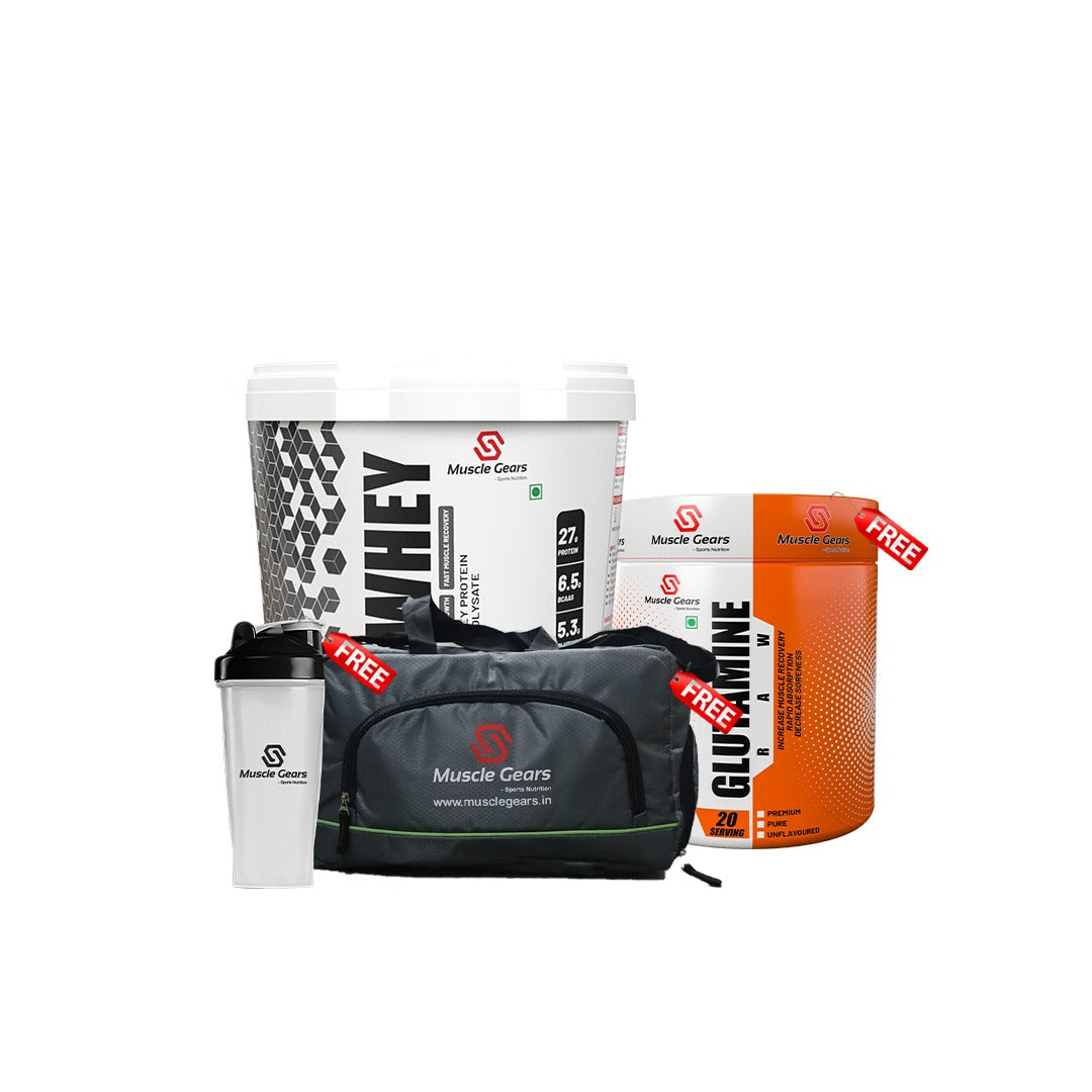 muscle gears buy iso whey +gym bag+glutamin+shaker free