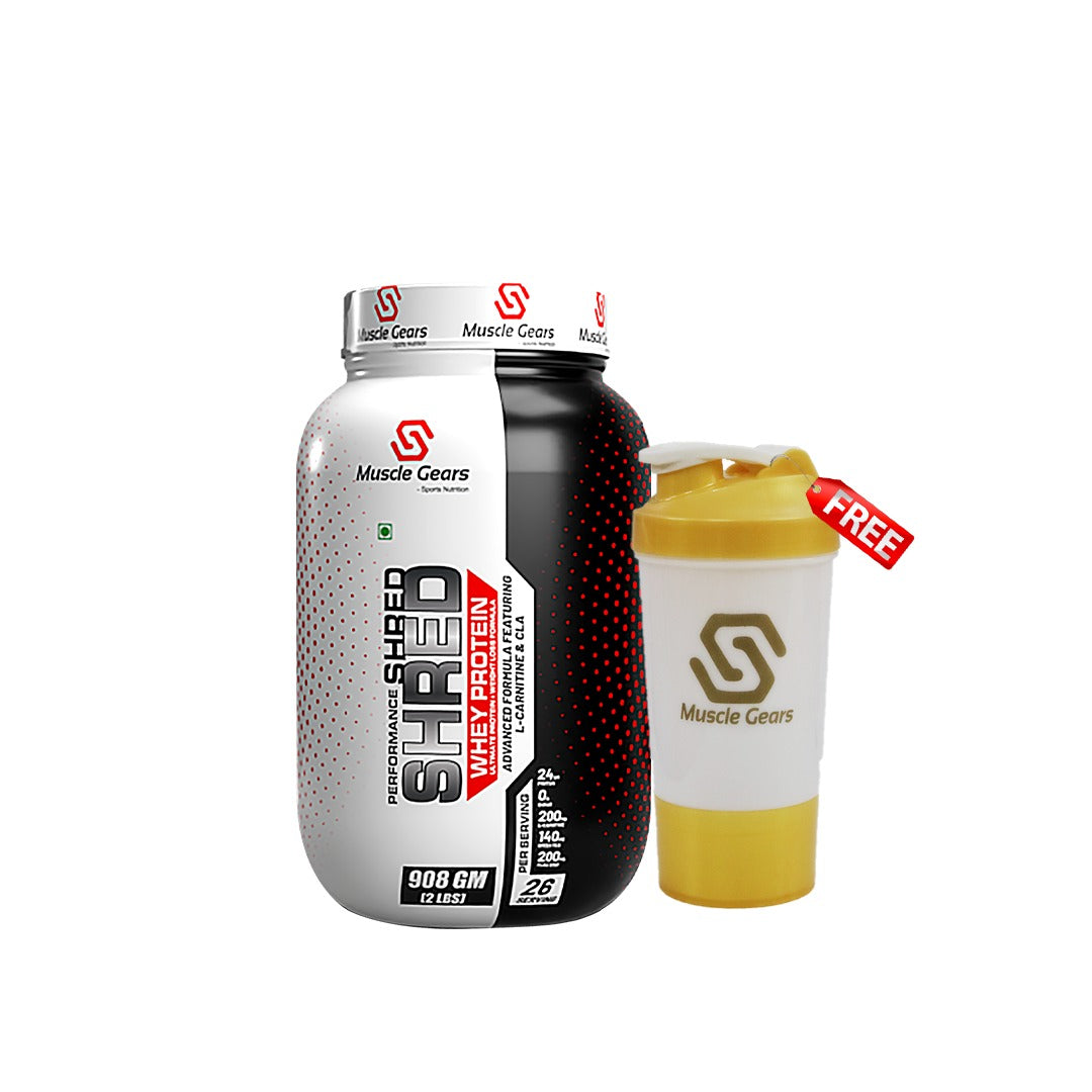 shred whey 2lbs and get free shaker 